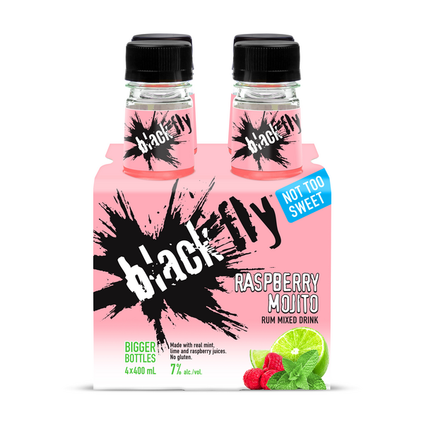 Black Fly Rum Mojito Raspberry