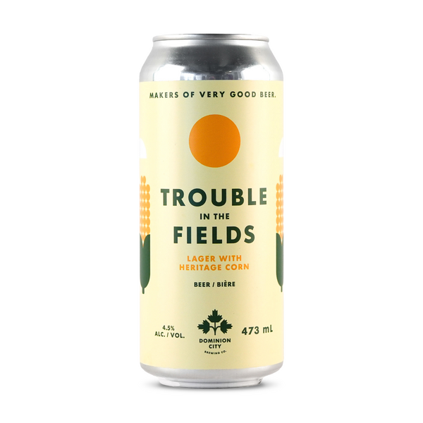 Dominion City Brewing Trouble in the Fields Lager