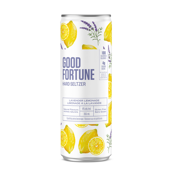 Good Fortune Lavender Lemonade Hard Seltzer Sparkling