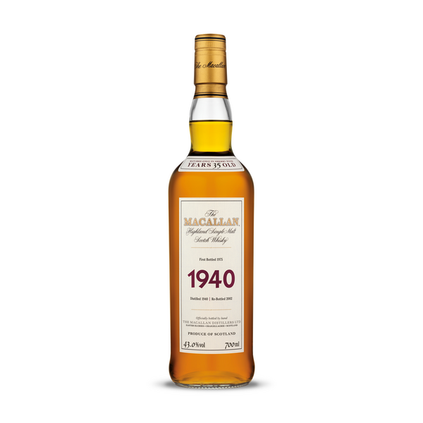 The Macallan Fine & Rare Highland Single Malt Scotch Whisky 1940