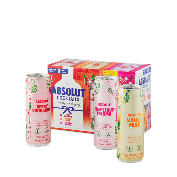 Absolut Cocktails Holiday Mixer Pack
