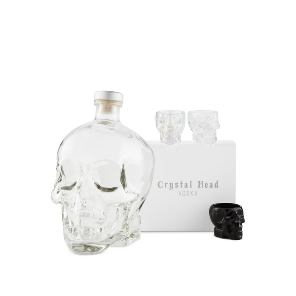 Crystal Head Vodka + FREE shot glasses