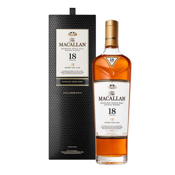 The Macallan Sherry Oak 18-Year-Old Highland Single Malt Scotch Whisky