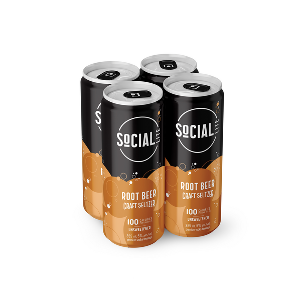 SoCIAL LITE Root Beer Craft Seltzer