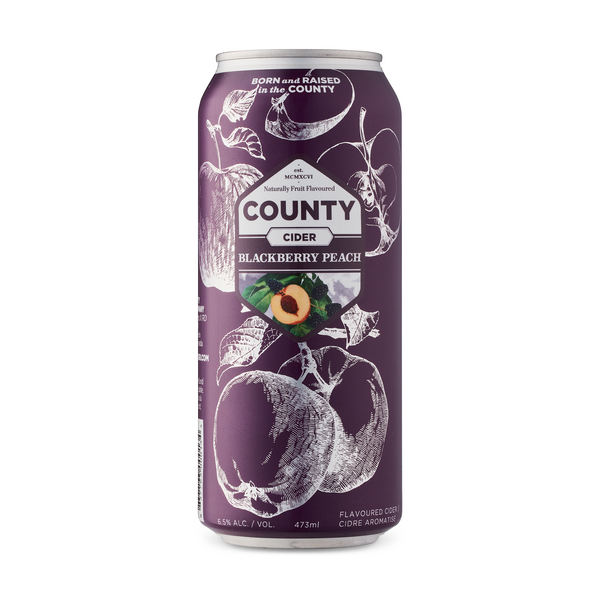 County Cider Blackberry Peach