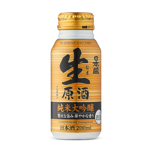 NihonSakari Nama Genshu Daiginjo Gold Sake