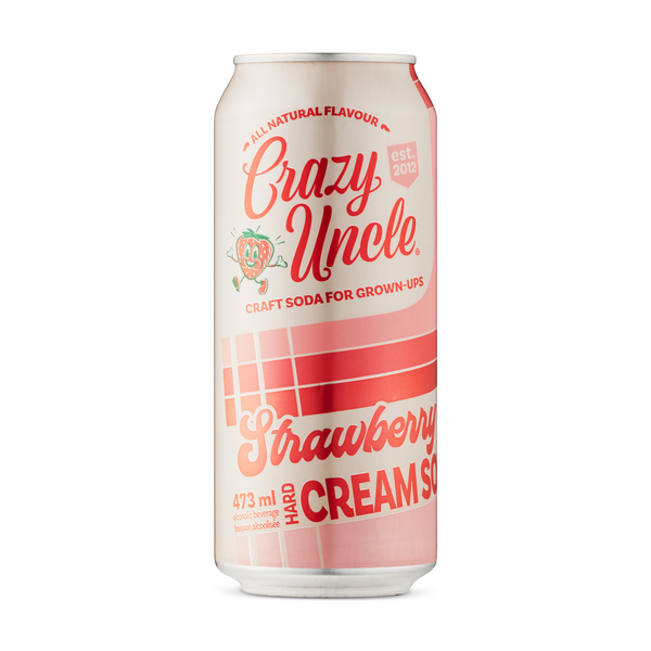 Crazy Uncle Strawberry Cream Soda