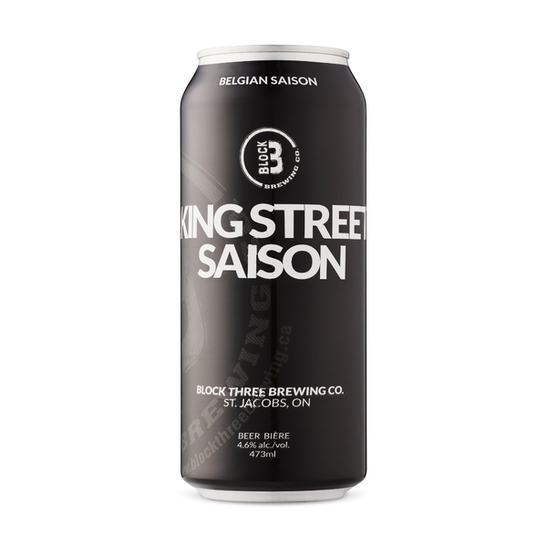 Block Three Brewing King Street Saison