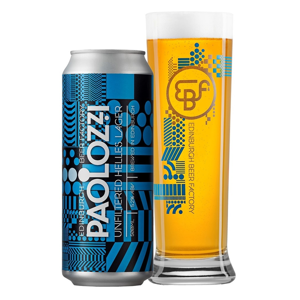 Edinburgh Beer Factory - Paolozzi Unfiltered Craft Lager
