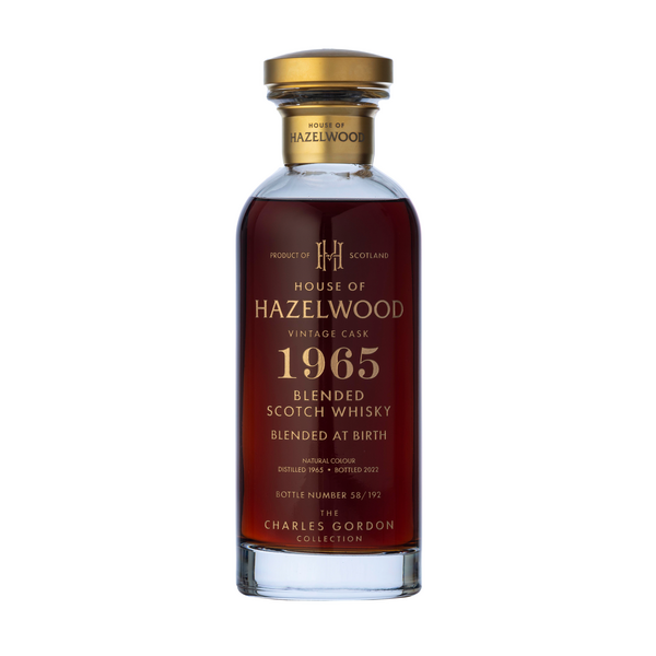 House of Hazelwood Blended at Birth Blended Scotch Whisky 1965