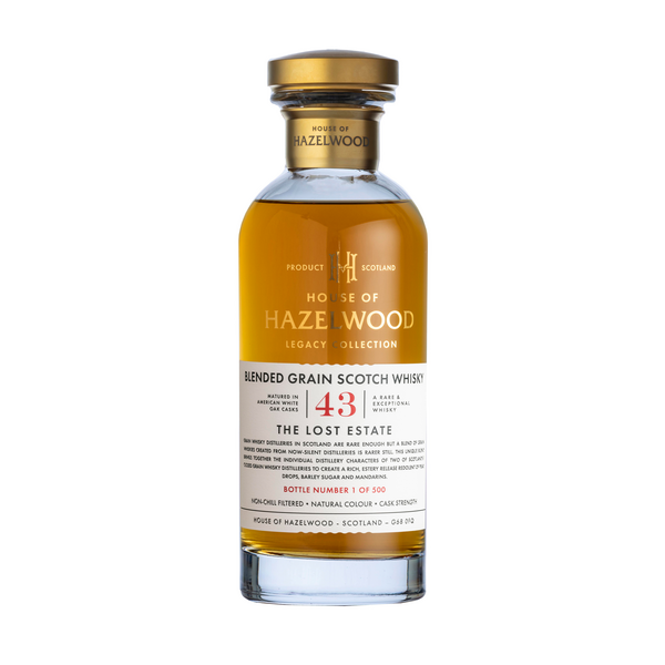 House of Hazelwood The Lost Estate Blended Grain Scotch Whisky 1979