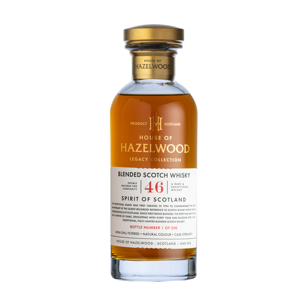 House of Hazelwood Spirit of Scotland Double Matured Blended Scotch Whisky 1976