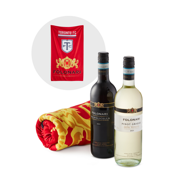 Folonari Wines 6 bottles + soccer towel