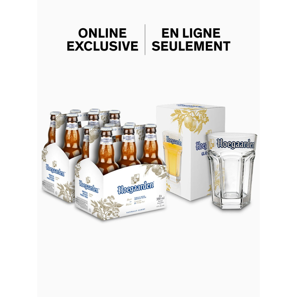 Hoegaarden with FREE glass