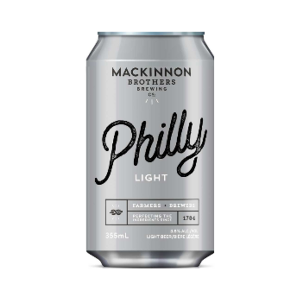 Mackinnon Brothers Brewing Philly Light