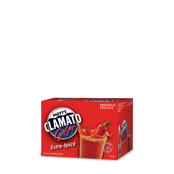 Mott\'s Clamato Caesar Extra Spicy