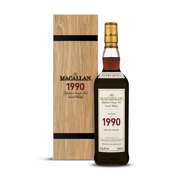 The Macallan Fine & Rare Highland Single Malt Scotch Whisky 1990