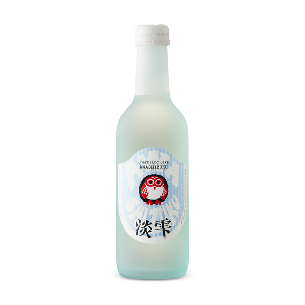 Kiuchi Awashizuku Sparkling Sake (Light Blue)