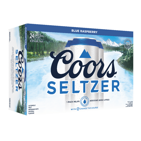 Coors Seltzer Blue Raspberry